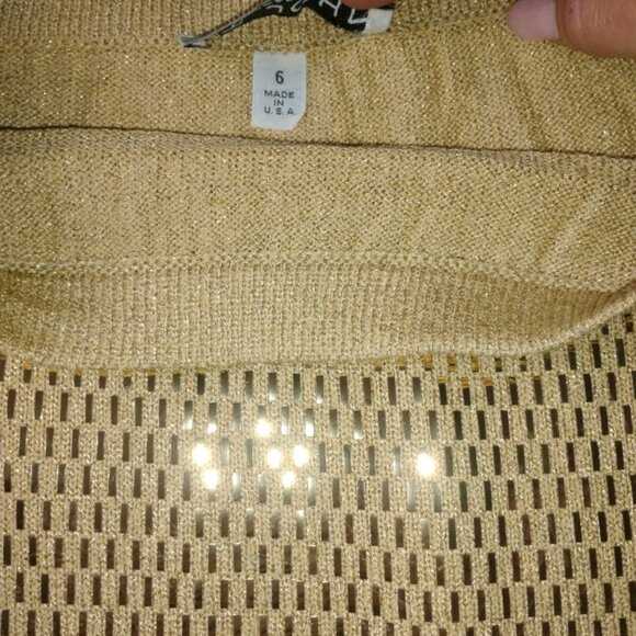 Vintage St. John's Sequined Dress Suit Set - Picture 7 of 7